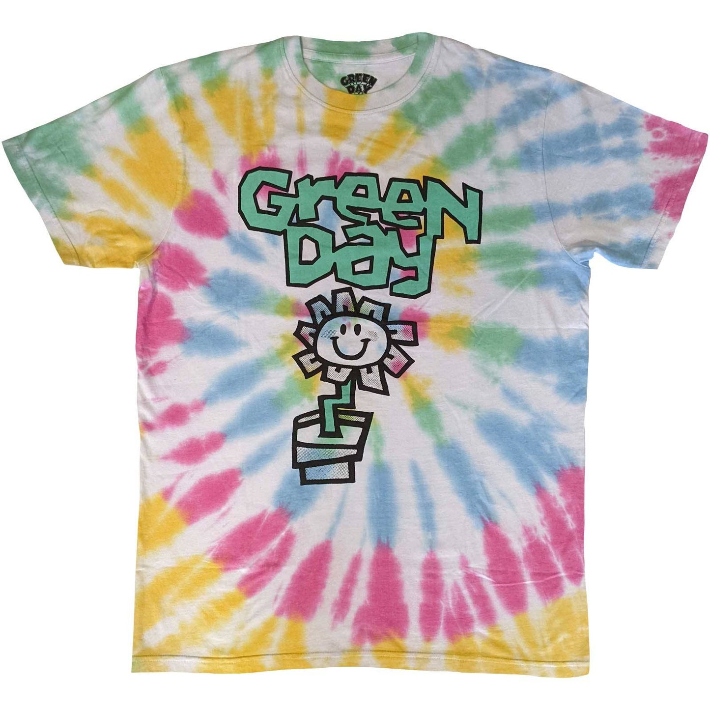 Unisex T-Shirt Flower Pot Dye Wash