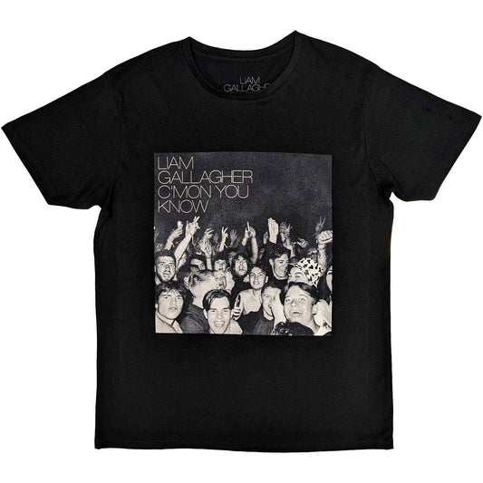Liam Gallagher Unisex T-Shirt: C'mon You Know  C'mon You Know Short Sleeves