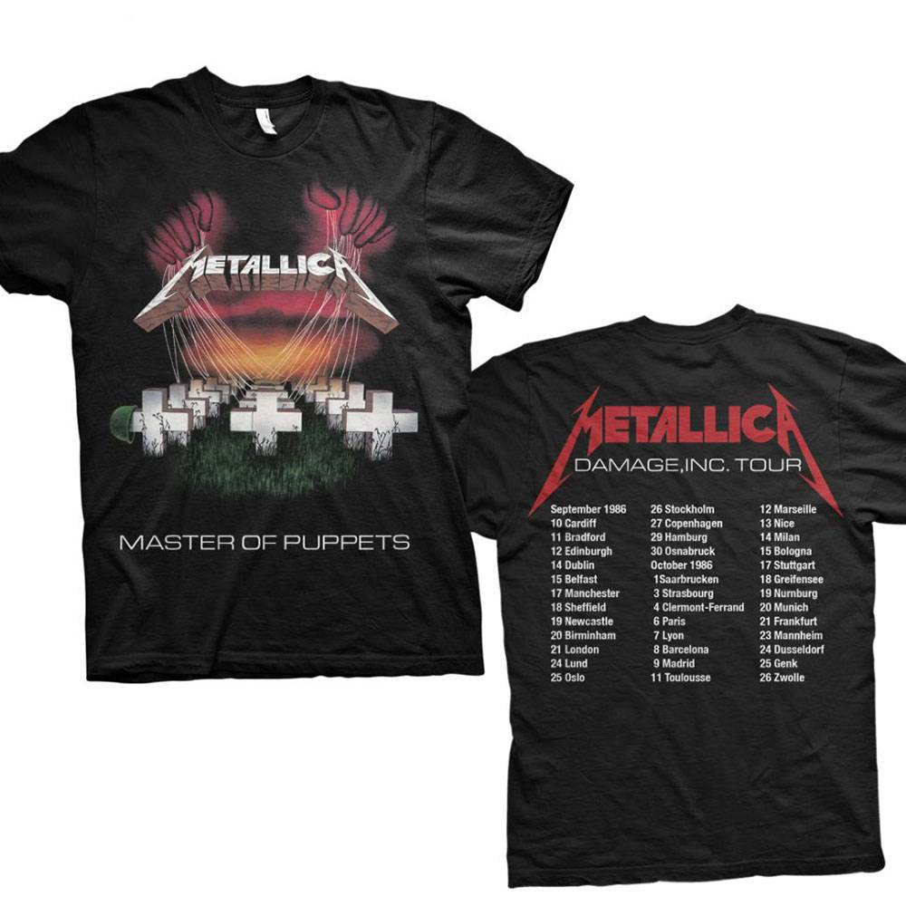 Master of Puppets European Tour '86 Unisex T-Shirt