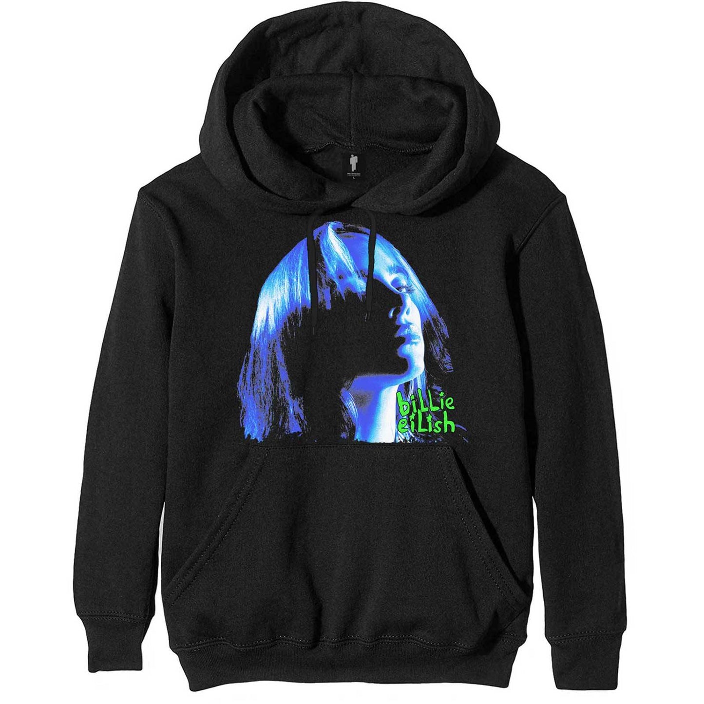Unisex Pullover Hoodie Neon Shadow Blue