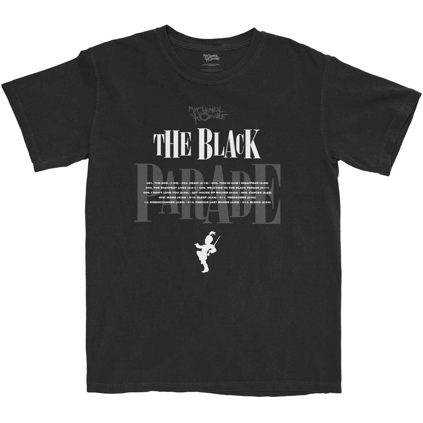Unisex T-Shirt Track Listing
