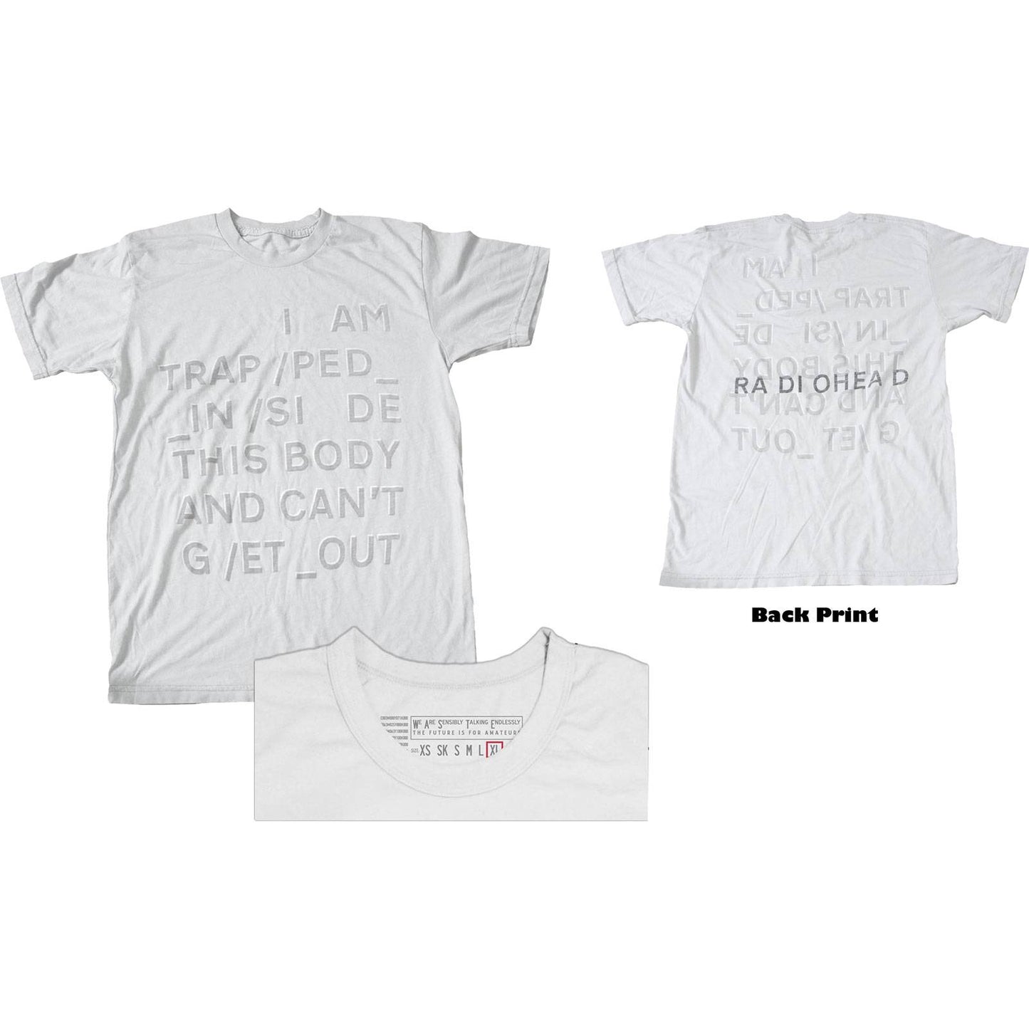 Unisex T-Shirt Trapped Back Print