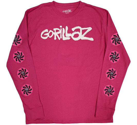 Unisex Long Sleeve T-Shirt Repeat Pazuzu Sleeve Print