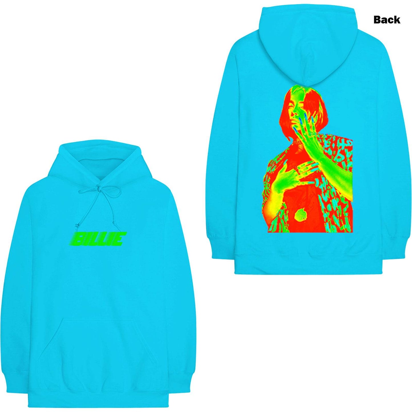 Unisex Pullover Hoodie Thermal Photo Back Print