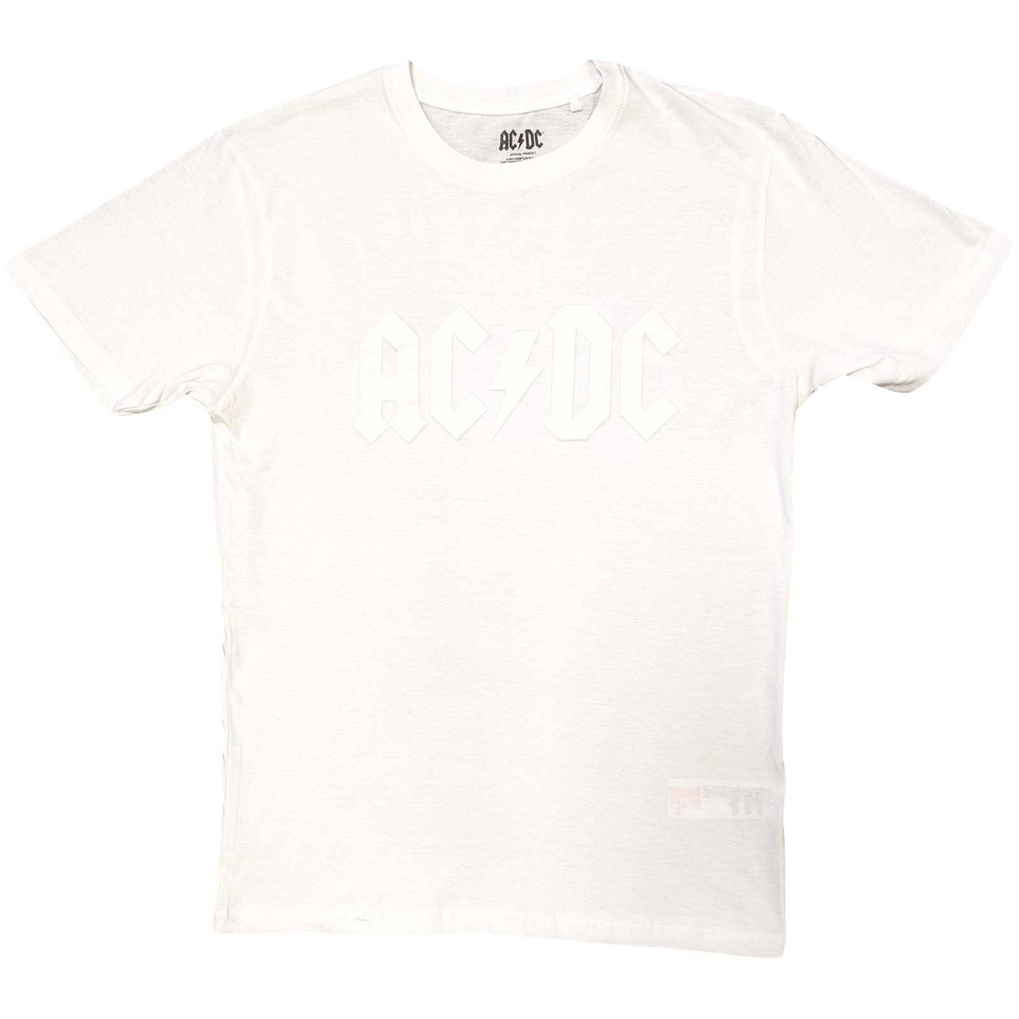 Unisex Hi-Build T-Shirt Logo Hi-Build, White-On-White