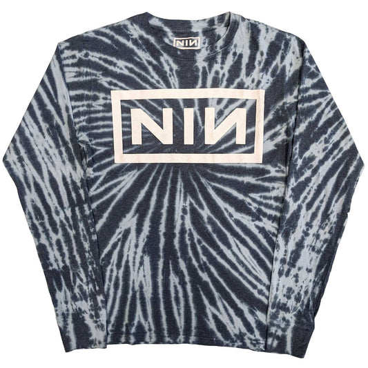 Unisex Long Sleeve T-Shirt Logo Dip Dye, Dye Wash