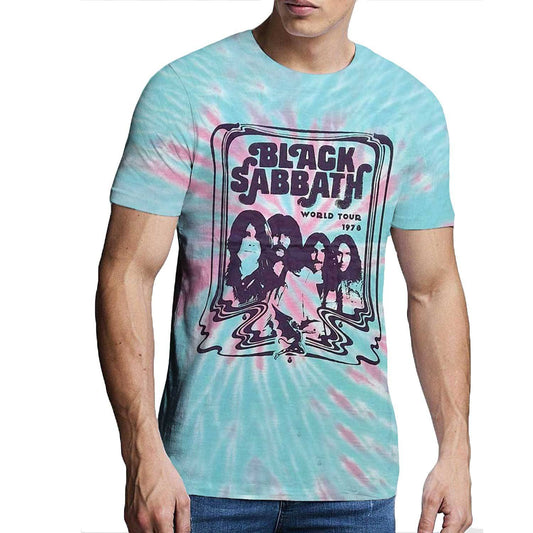 Unisex T-Shirt World Tour '78 Dip Dye, Dye Wash