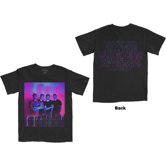 Unisex T-Shirt Blurry Monster Back Print
