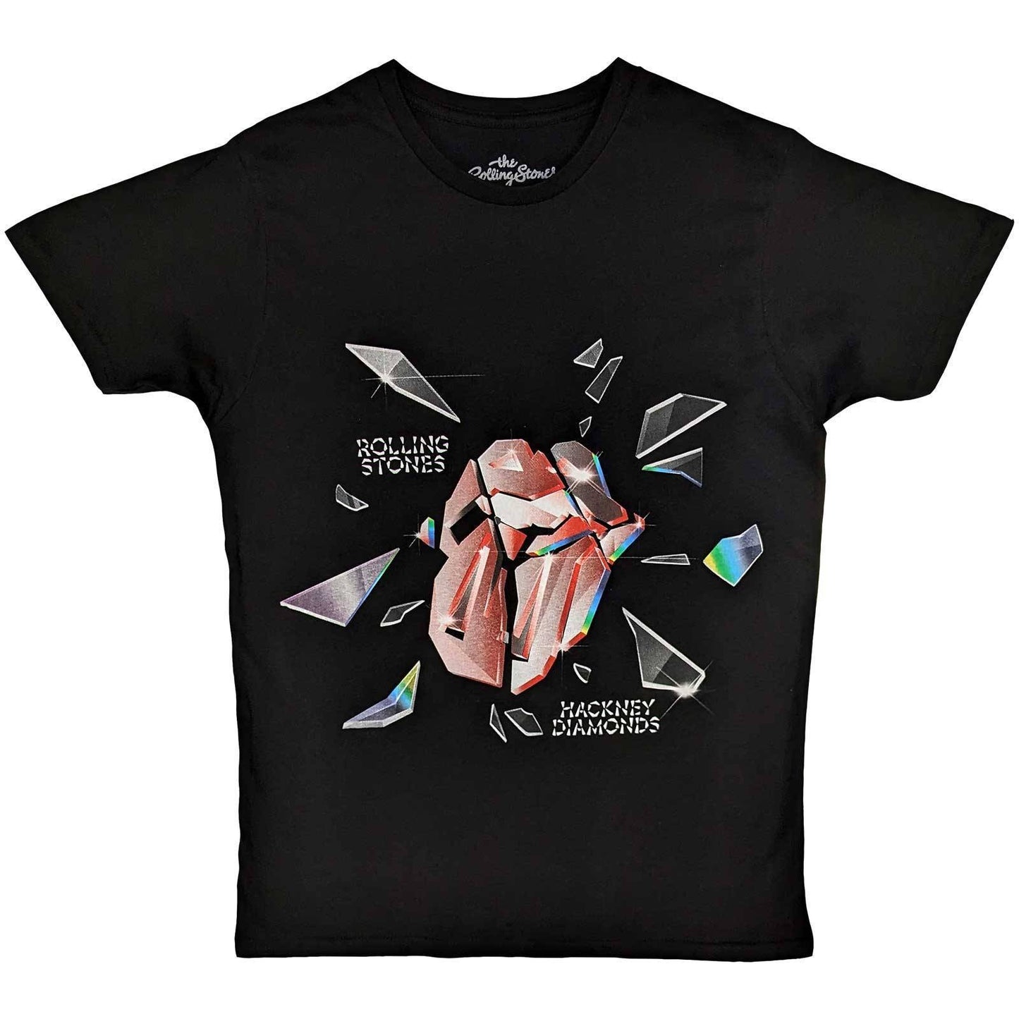 The Rolling Stones Unisex T-Shirt: Hackney Diamonds Explosion  Hackney Diamonds Explosion Short Sleeves
