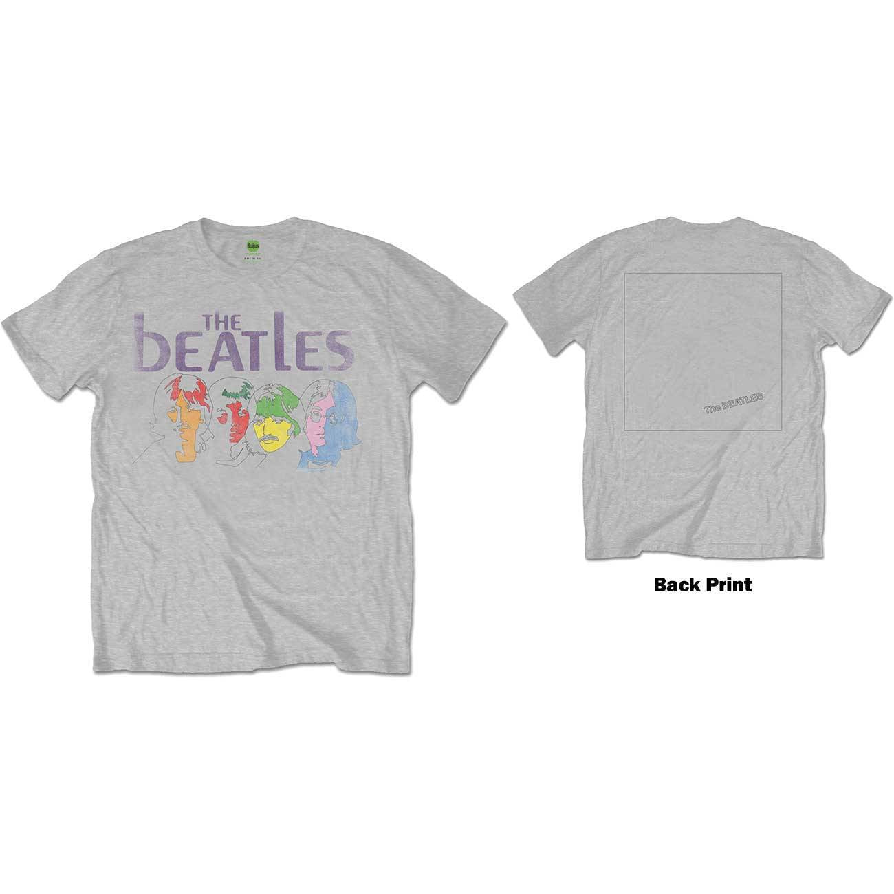 Unisex T-Shirt White Album Back Back Print