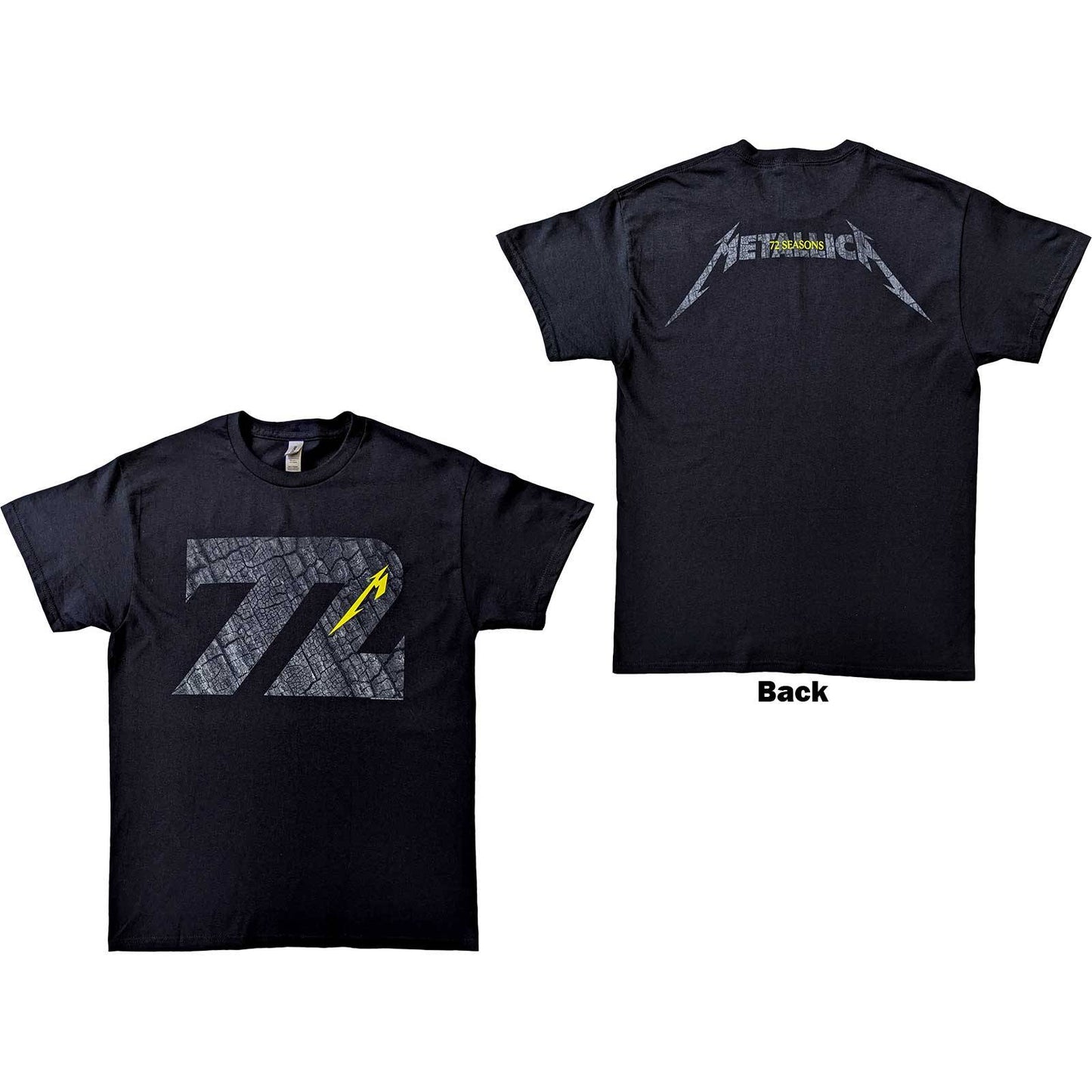 Unisex T-Shirt 72 Seasons Charred Logo Back Print