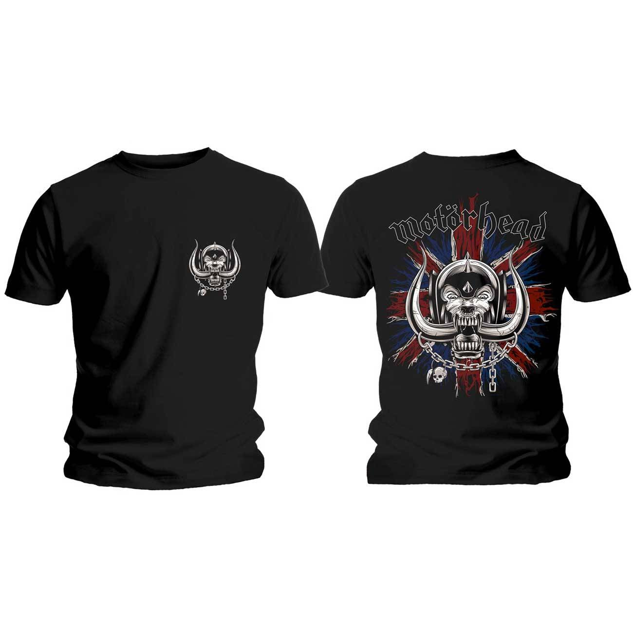 Unisex T-Shirt British War Pig & Logo Back Print