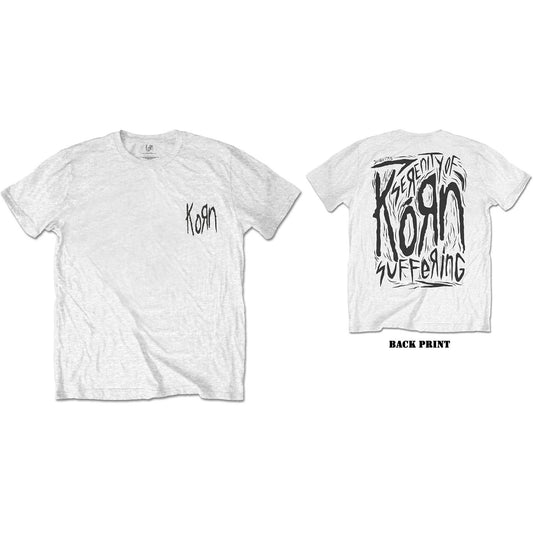 Unisex T-Shirt Scratched Type Back Print