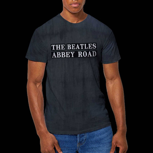 Unisex T-Shirt Abbey Road Sign Dip Dye, Dye Wash