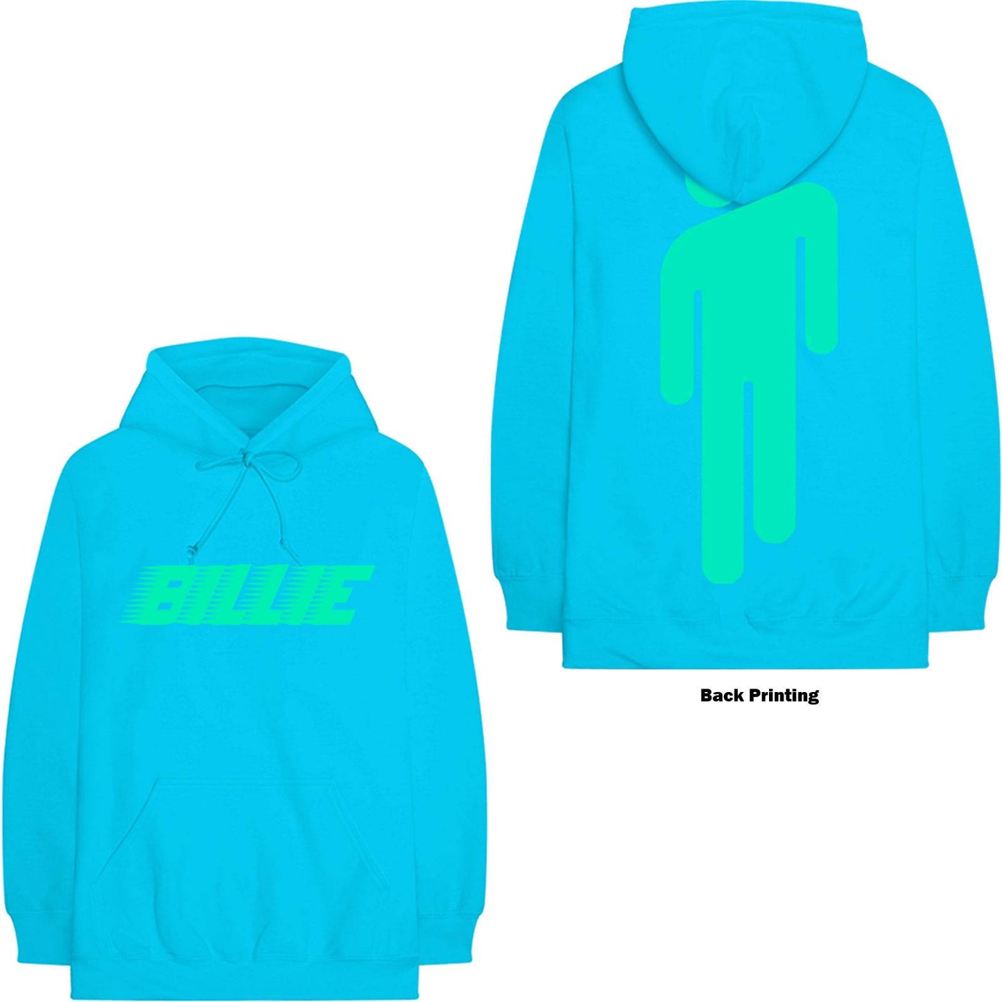 Unisex Pullover Hoodie Logo & Blohsh Back Print