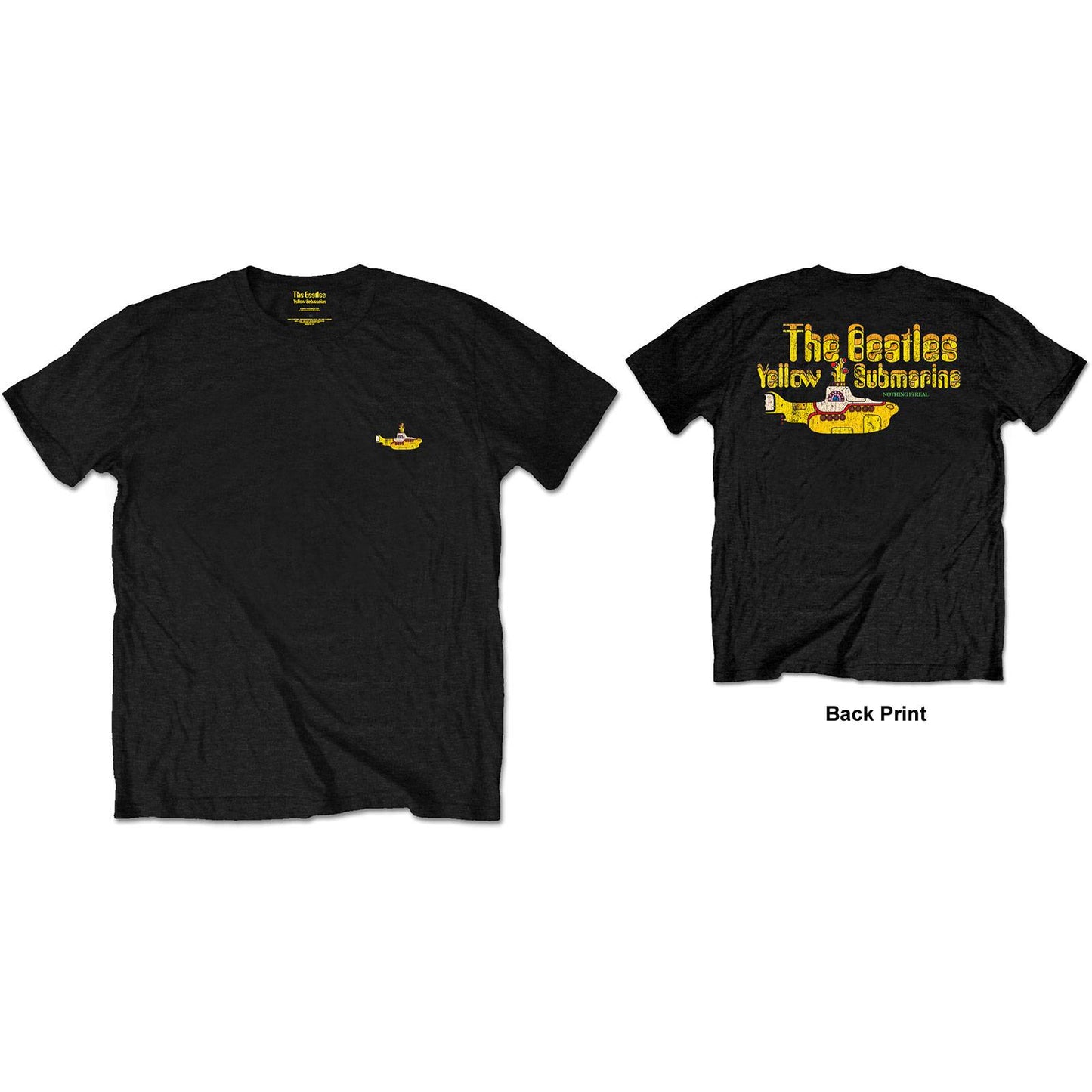 Unisex T-Shirt Nothing Is Real Back Print