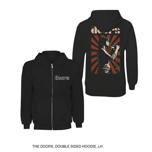Unisex Zipped Hoodie Lizard King Back Print