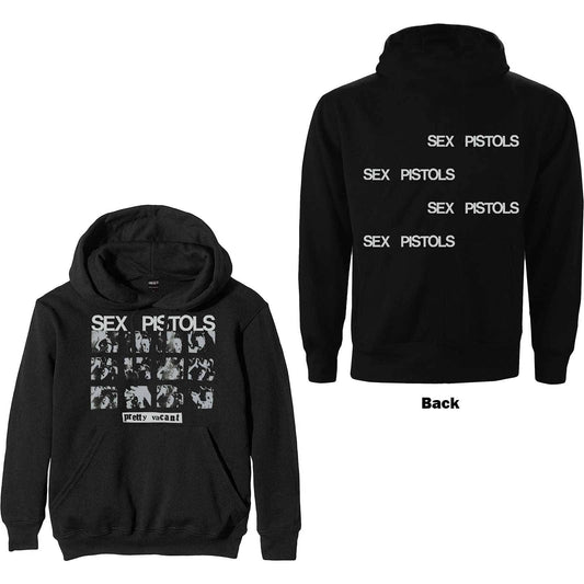 Unisex Pullover Hoodie Pretty Vacant Back Print