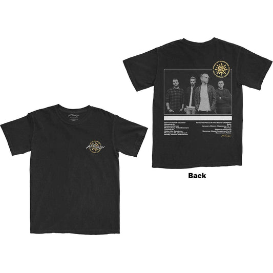 Unisex T-Shirt Wake Up Sunshine Track List Back Print