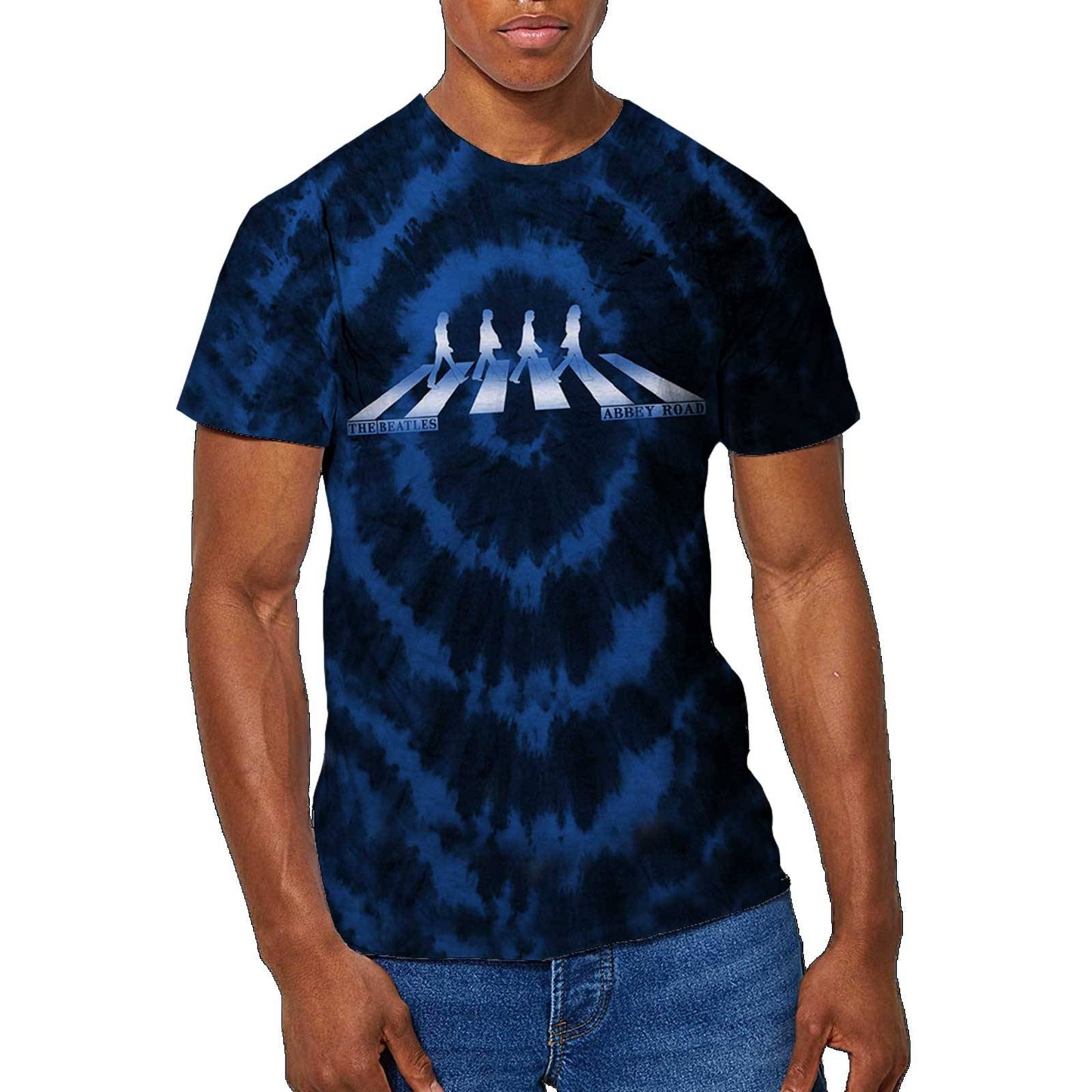 Unisex T-Shirt Abbey Road Crossing Gradient Dip Dye, Dye Wash