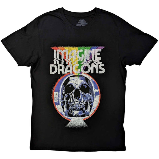 Imagine Dragons Unisex T-Shirt: Skull  Skull Short Sleeves