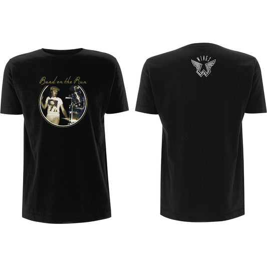 Unisex T-Shirt Wings Band on the Run Back Print