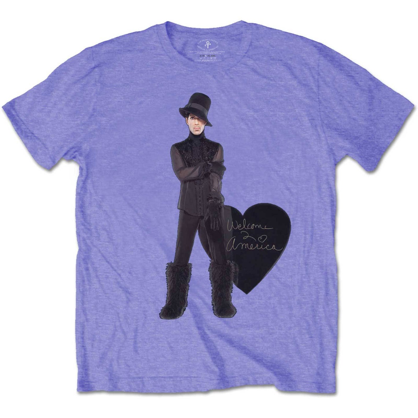 Unisex T-Shirt Heart Purple