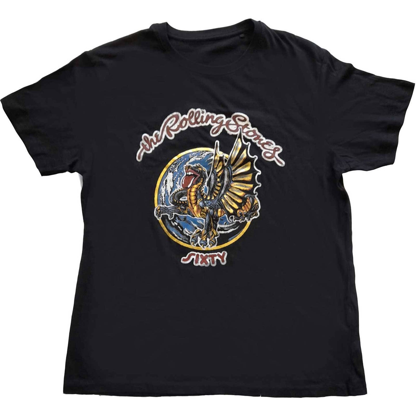 Unisex T-Shirt Sixty Dragon Globe Foiled