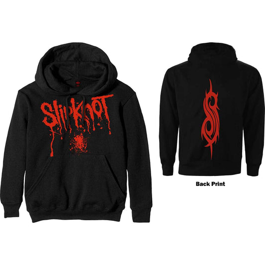 Unisex Pullover Hoodie Splatter Back Print
