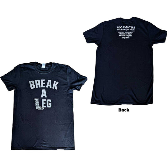 Unisex T-Shirt Break A Leg Milton Keynes Back Print