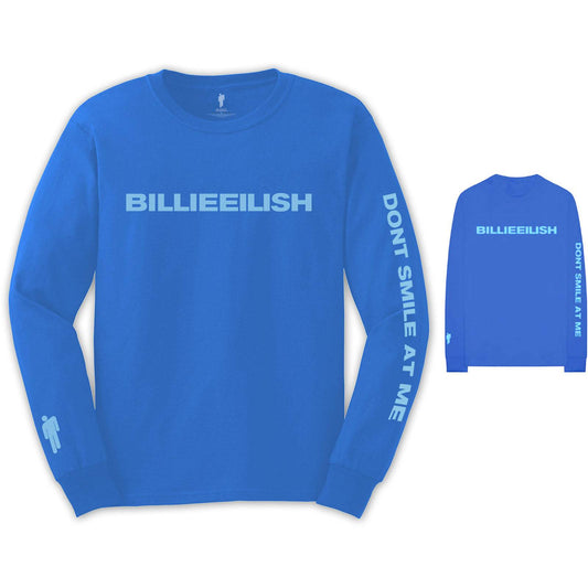 Unisex Long Sleeve T-Shirt Smile Back Print, Sleeve Print