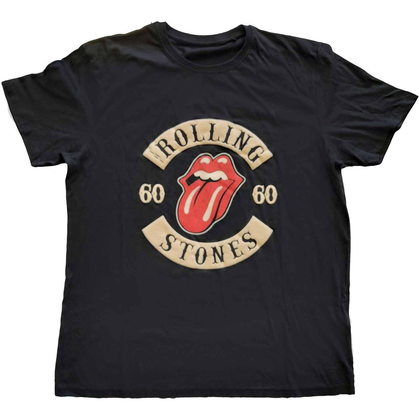 Unisex T-Shirt Sixty Biker Tongue Suede Flock