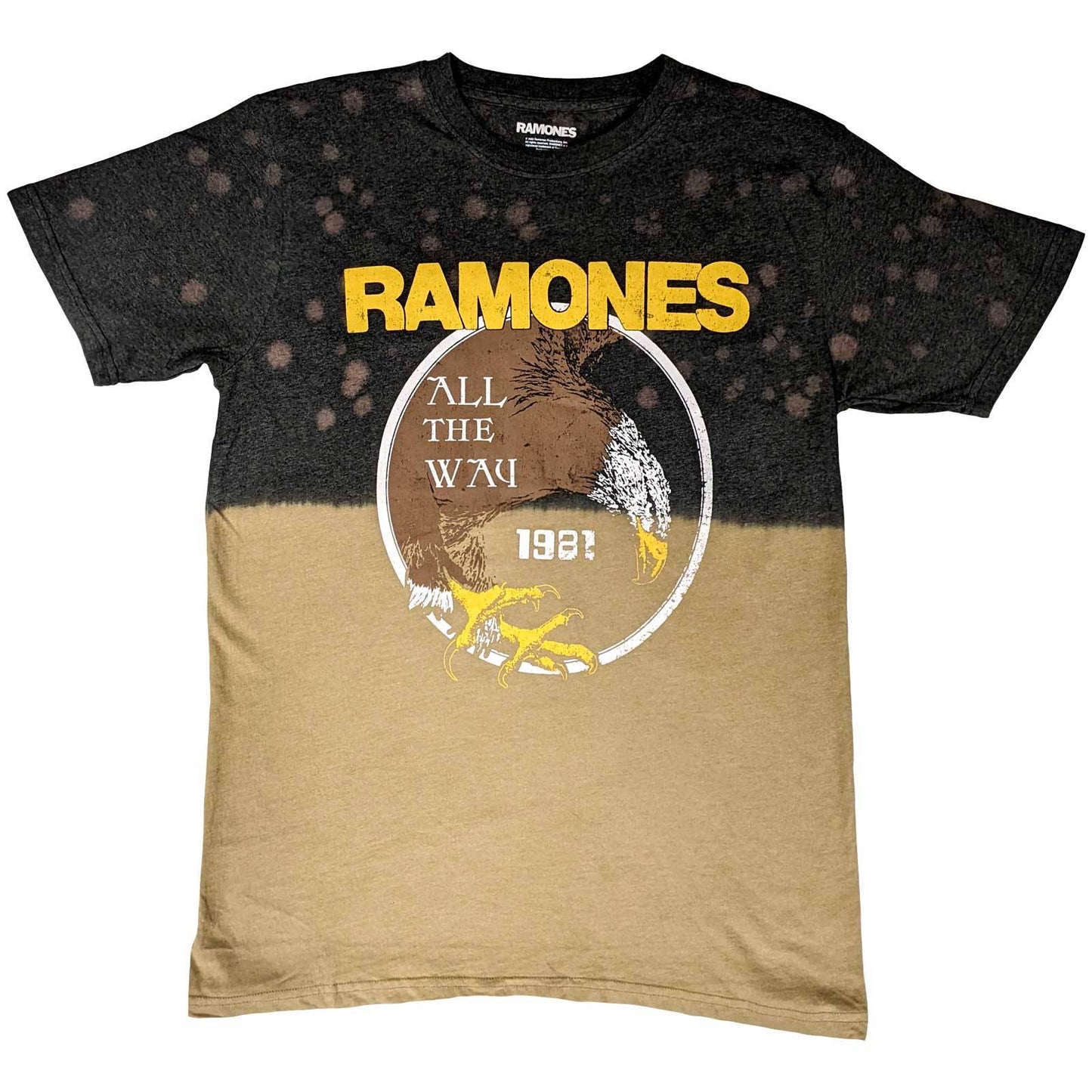 Unisex T-Shirt All The Way Dip Dye, Dye Wash