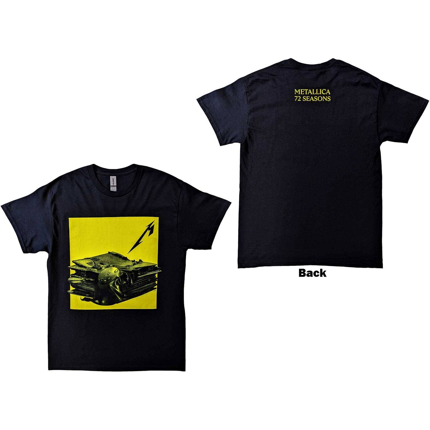 Unisex T-Shirt 72 Seasons Burnt Vinyl Back Print