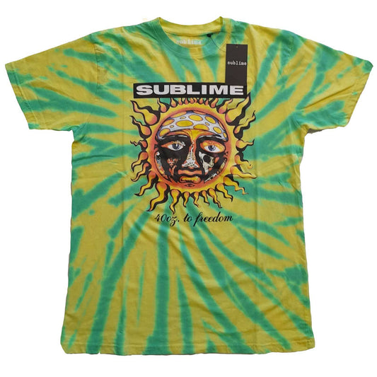 Unisex T-Shirt 40oz To Freedom Dip Dye, Dye Wash