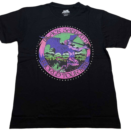 Unisex Embellished T-Shirt Tour '78 Diamante, Embellished, Crystals, Rhinestones