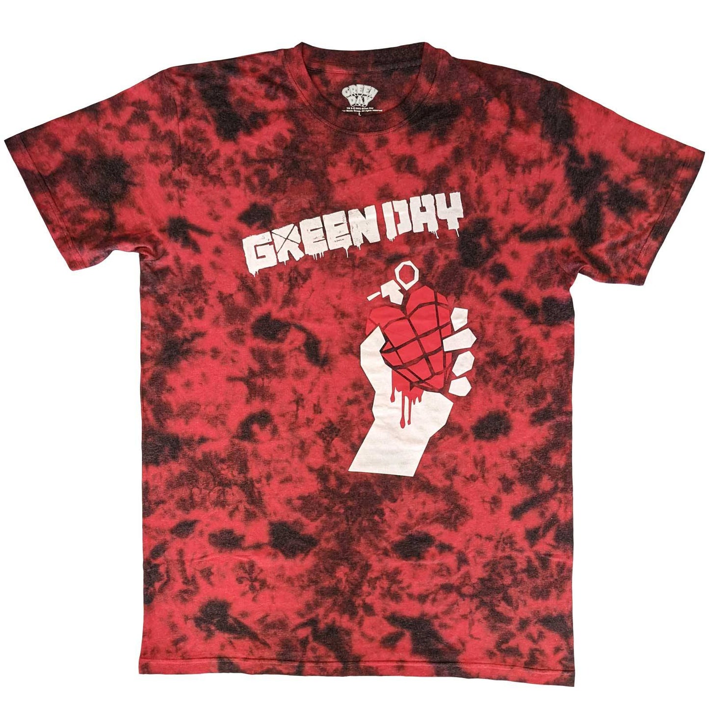 Unisex T-Shirt American Idiot Dye Wash, Jumbo Print