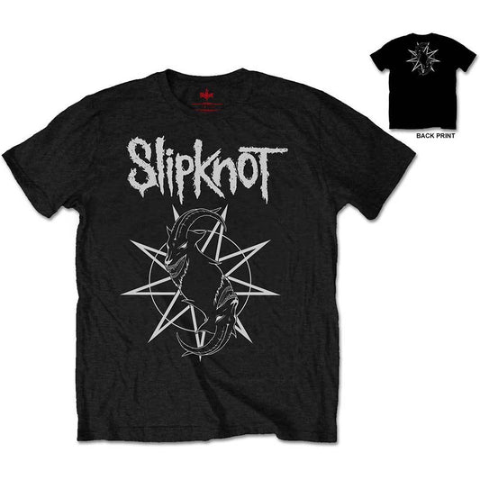 Unisex T-Shirt Goat Star Logo Back Print