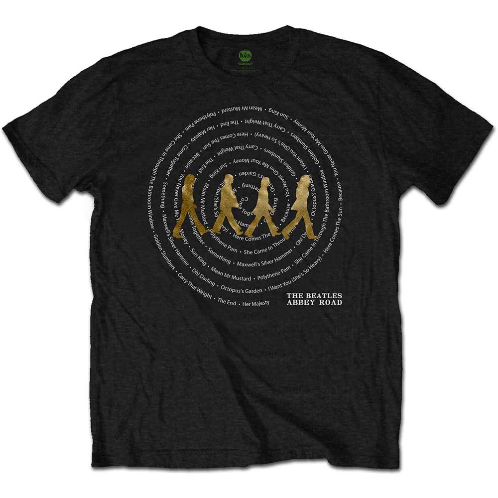 Unisex T-Shirt Abbey Road Songs Swirl Foiled