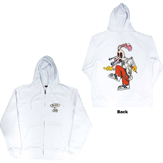 Unisex Zipped Hoodie Roger Rabbit Back Print