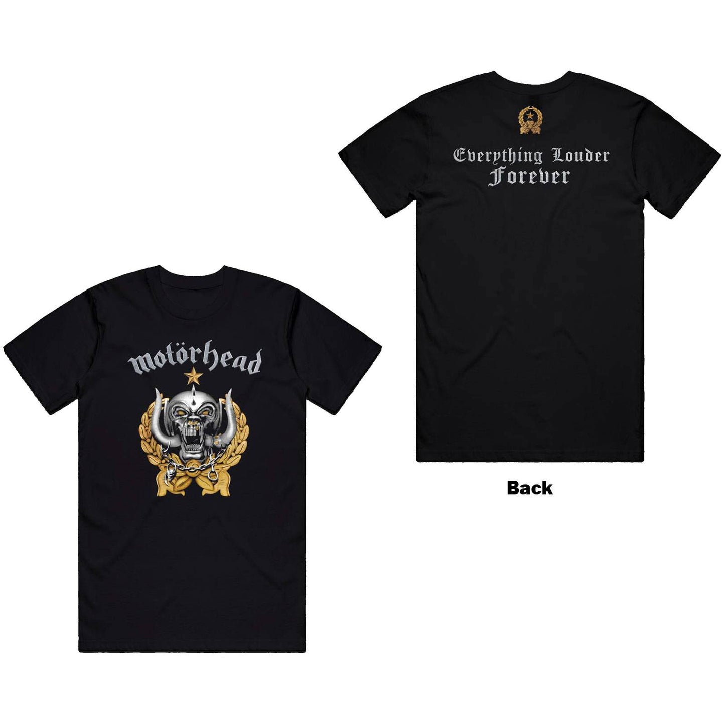 Unisex T-Shirt Everything Louder Forever Back Print