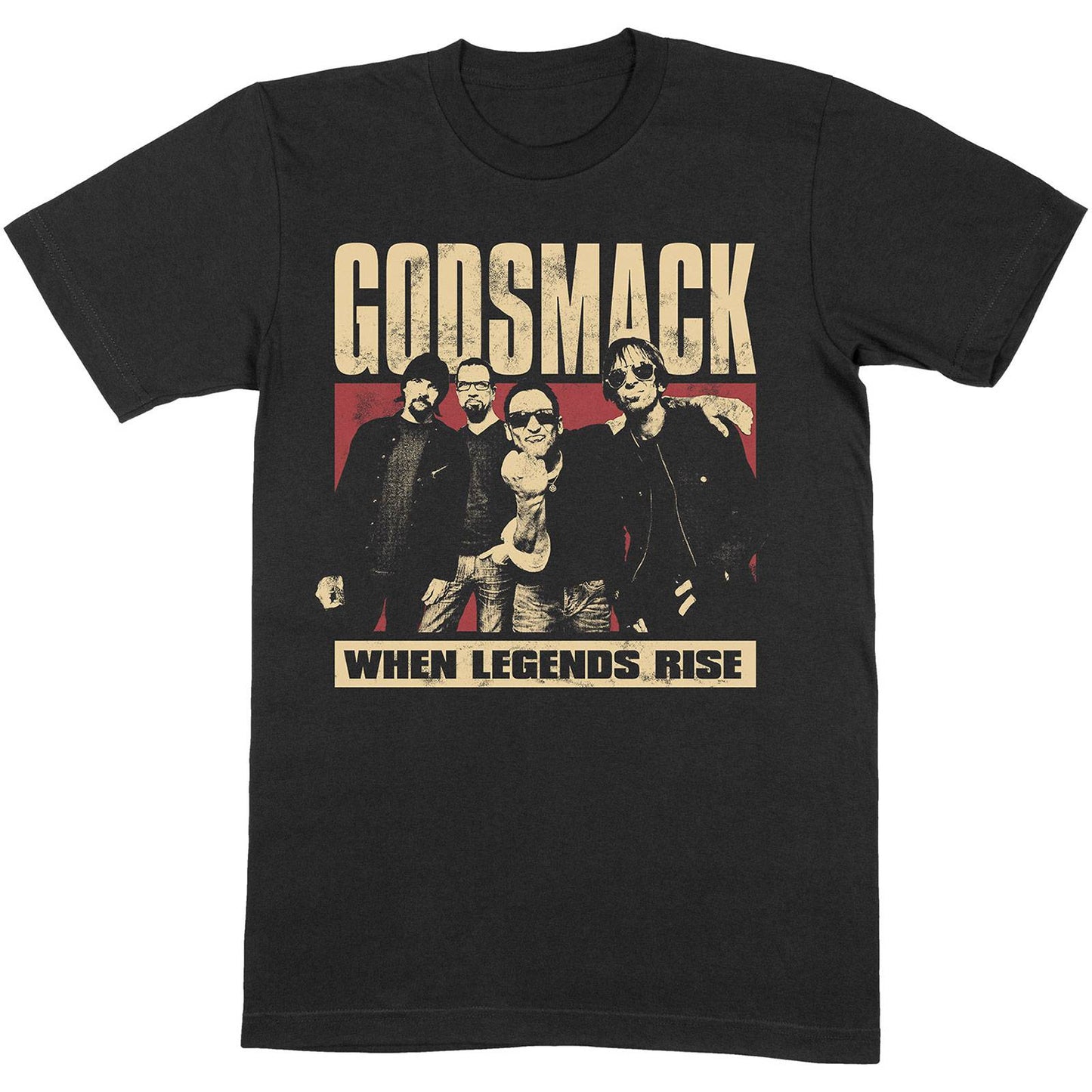 Godsmack Unisex T-Shirt: Legends Photo  Legends Photo Short Sleeves