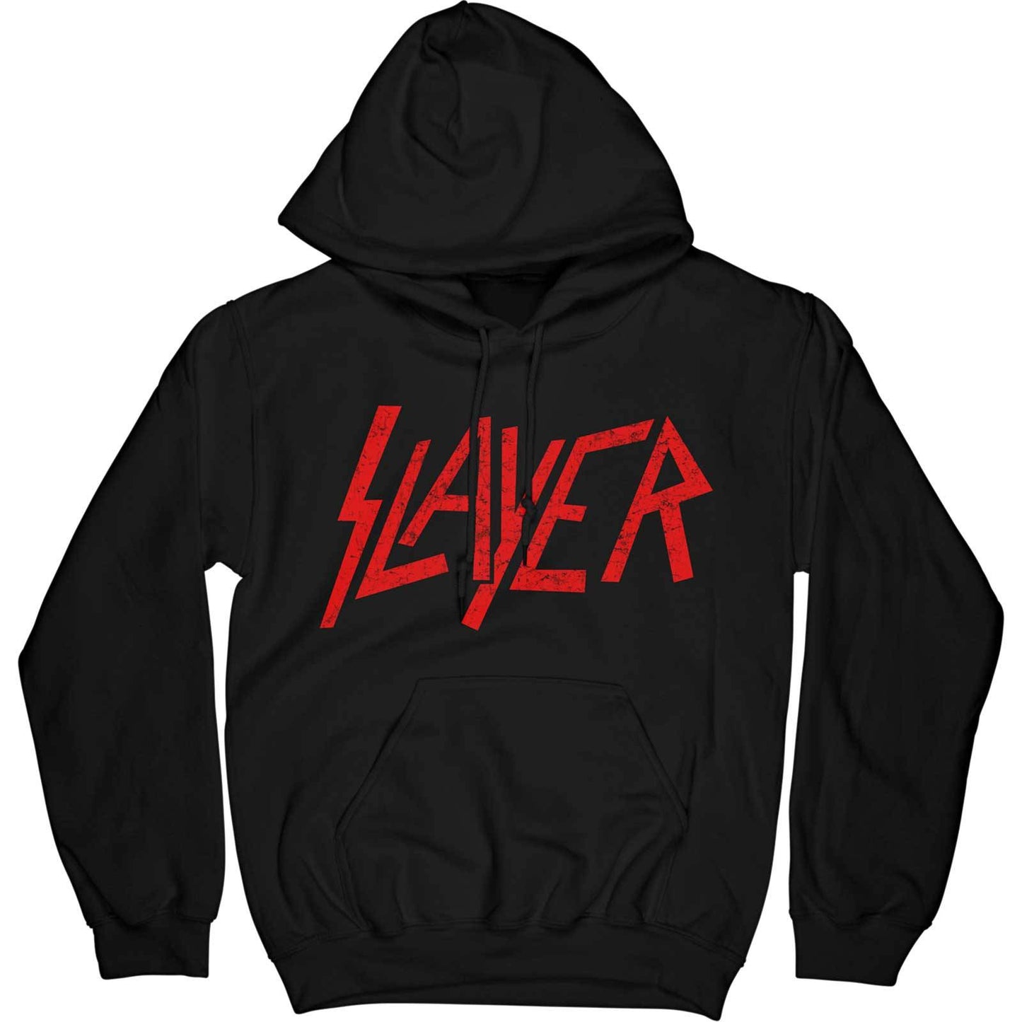 Unisex Pullover Hoodie Distressed Logo