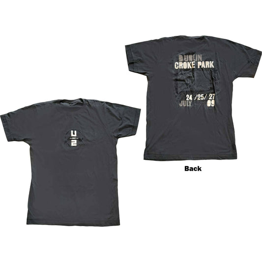 Unisex T-Shirt 360 Degree Tour Croke Park 2009 Back Print