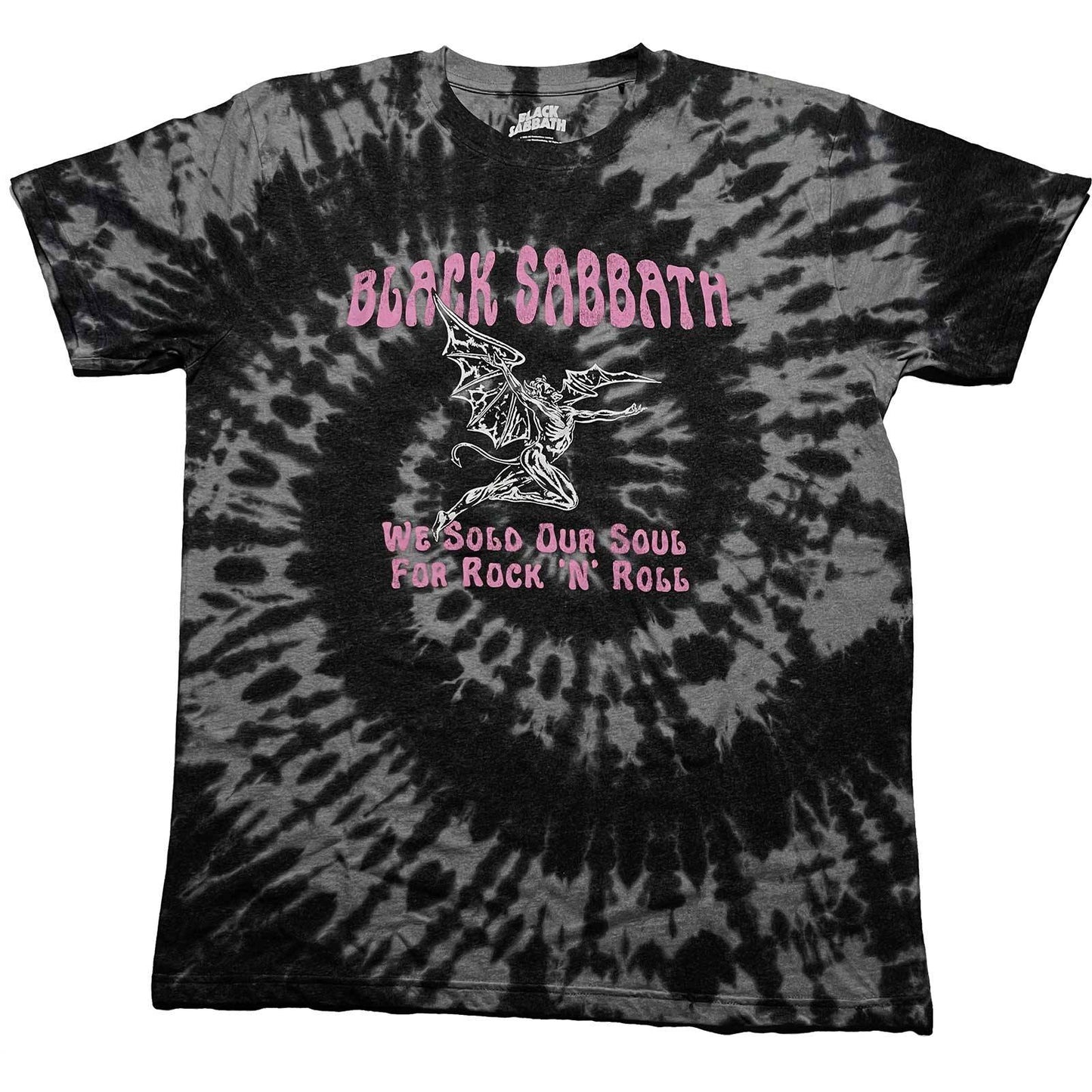 Unisex T-Shirt We Sold Our Soul For Rock N' Roll Dye Wash, Tie Dye
