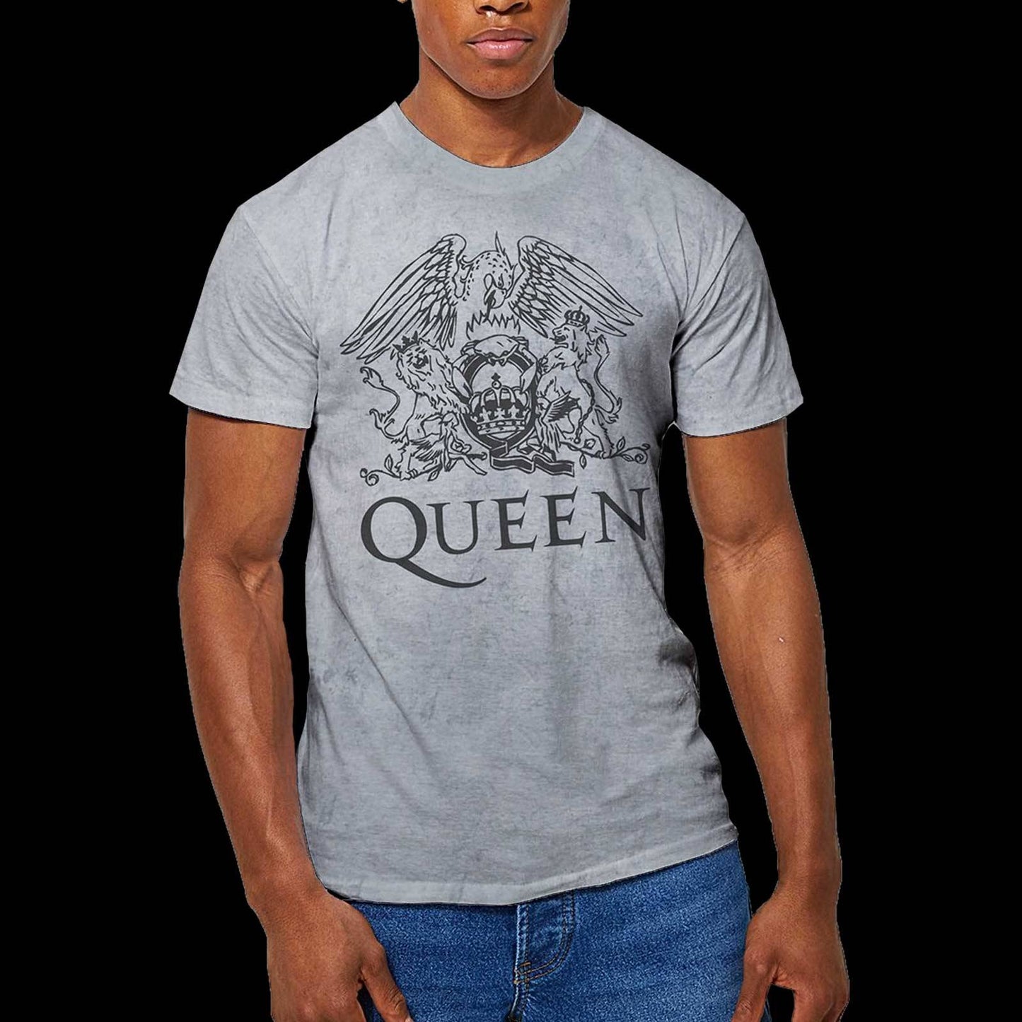 Unisex T-Shirt Crest Dip Dye, Dye Wash
