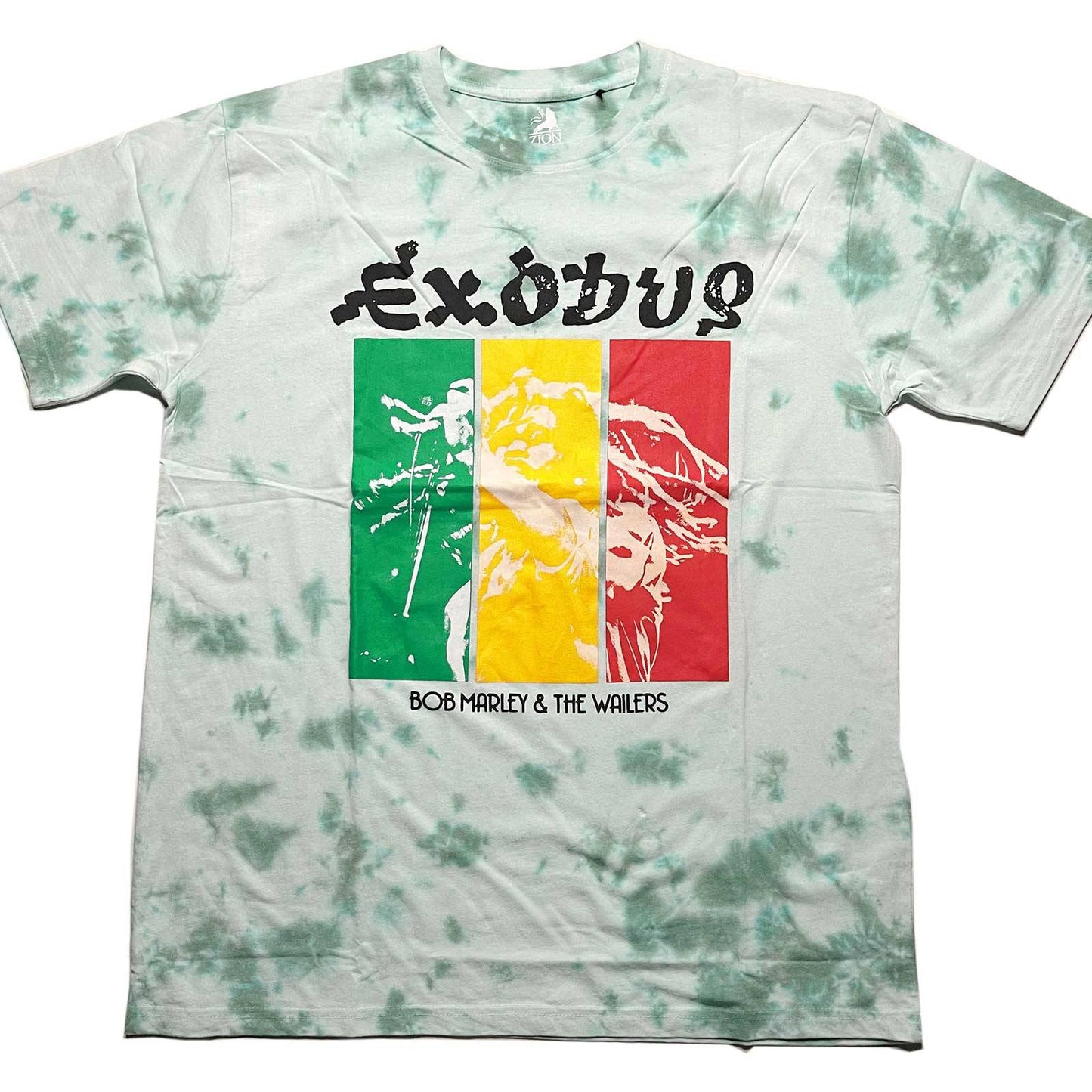 Unisex T-Shirt Rasta Colours Dye Wash