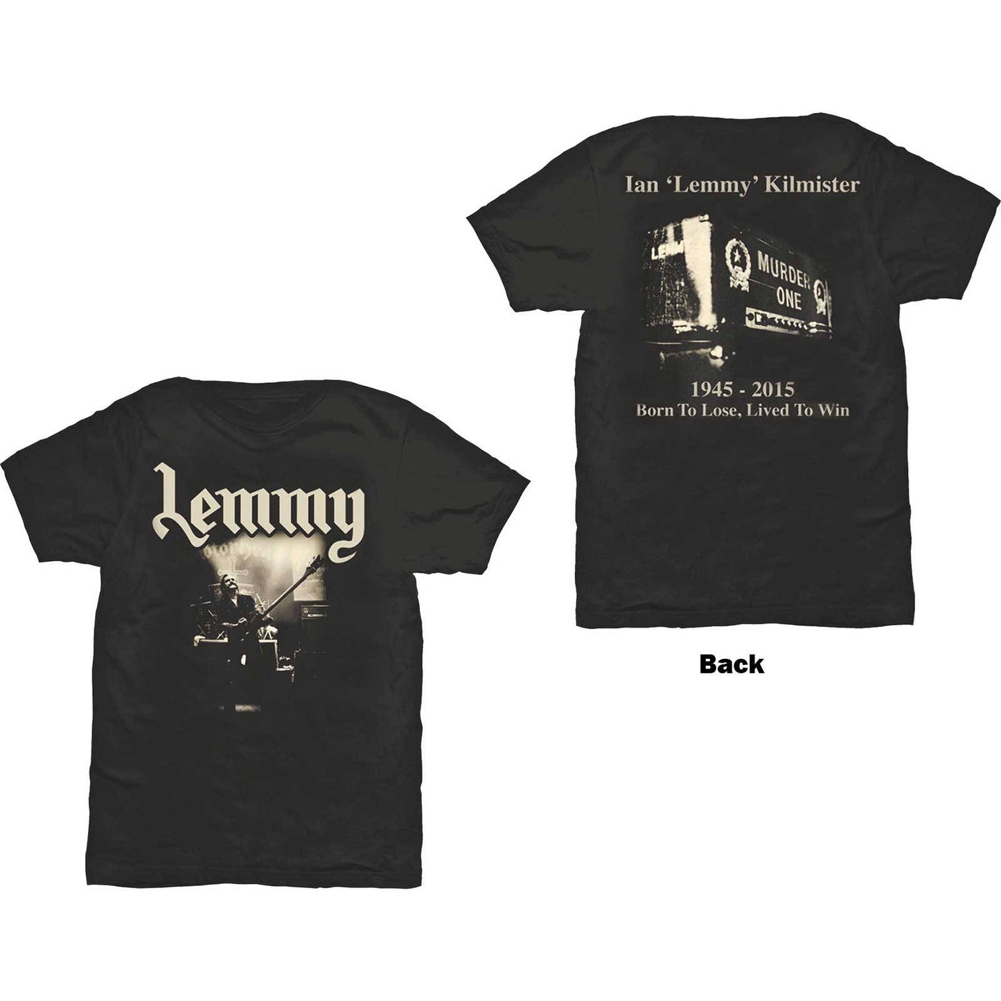 Unisex T-Shirt Lived to Win Back Print