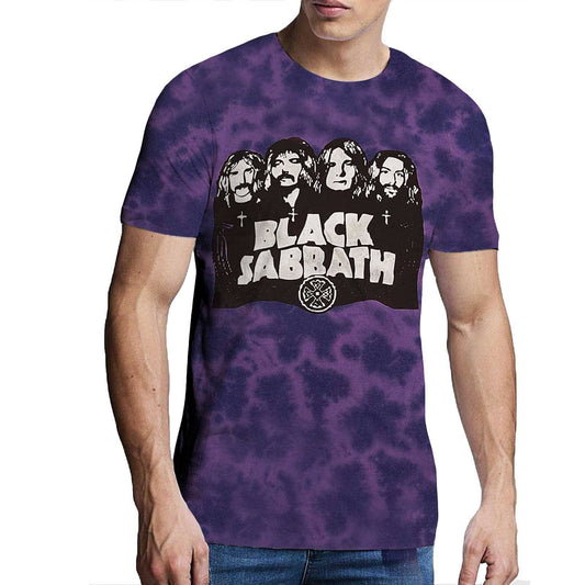 Unisex T-Shirt Band & Logo Dye Wash