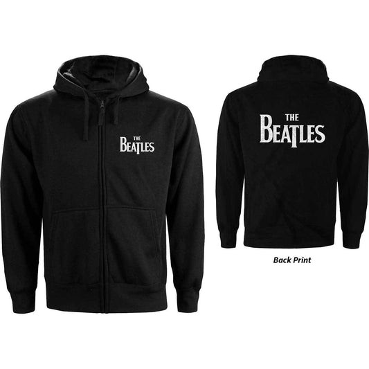 Unisex Zipped Hoodie Drop T Logo Back Print